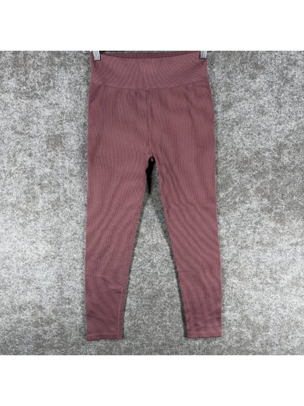 Calvin Klein Performance Leggings Womens M Pink‎ High-Waisted Ribbed Stretch